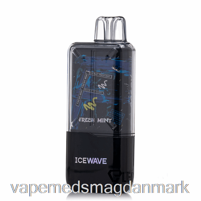 Vape Med Smag Icewave X8500 Engangs Frisk Mynte